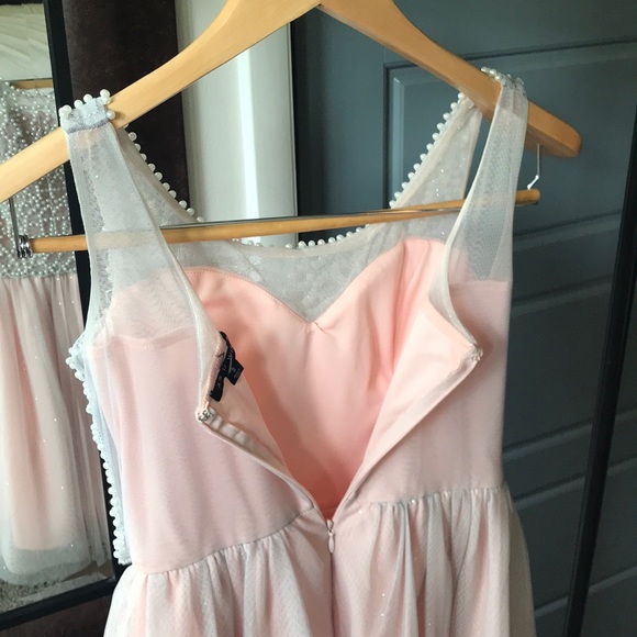 Homecoming dress soft pink, pearl detail BEAUTIFUL - Picture 6 of 7